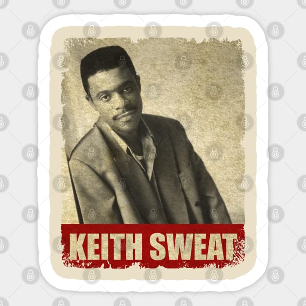 Keith Sweat - NEW RETRO STYLE Sticker by FREEDOM FIGHTER PROD